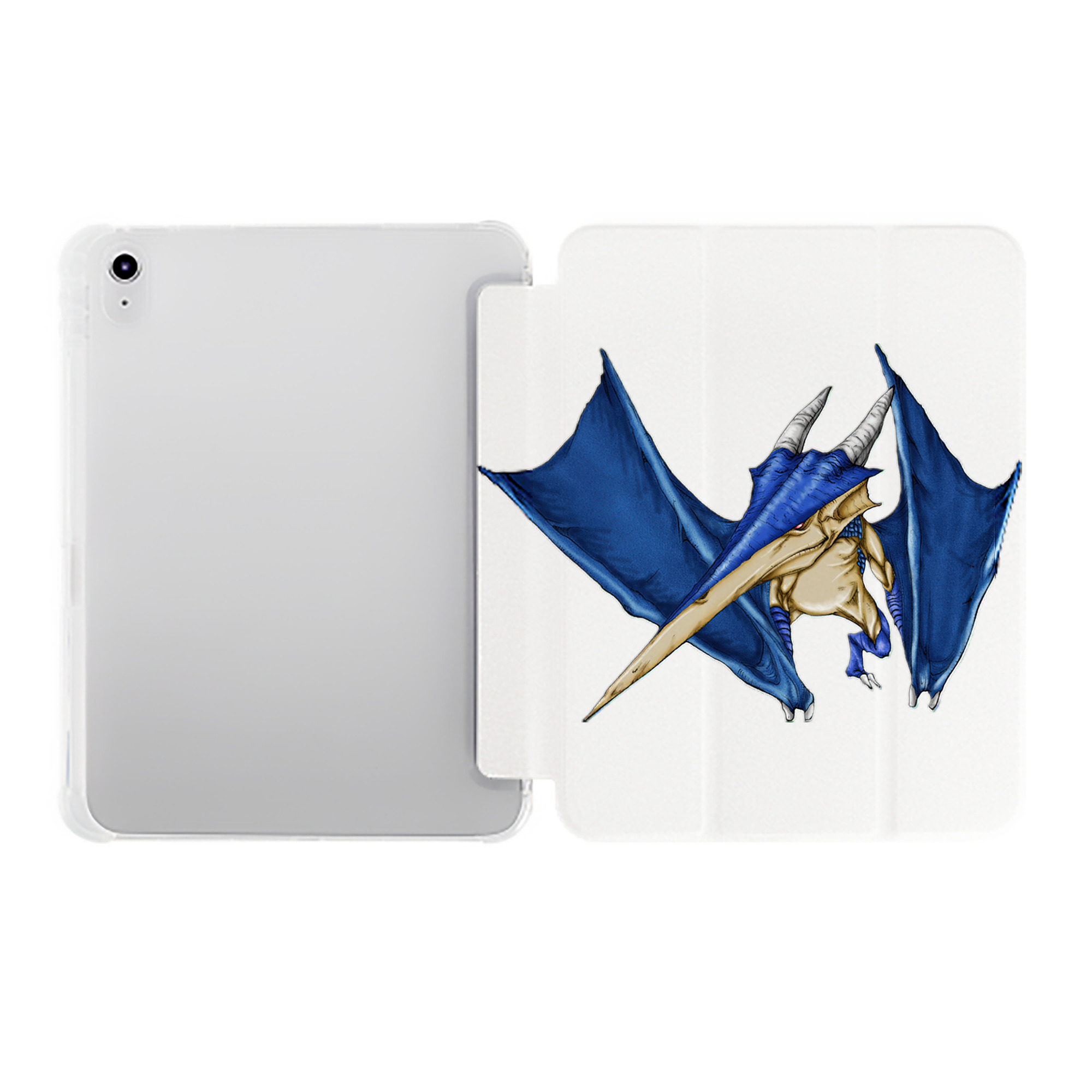 （画像用） 遊☆戯☆王 Yu-Gi-Oh! IPad ケース ペン収納付き 三つ折りスタンド PUレザー×シリコン 対応機種9.5/10.5/10.9インチ
